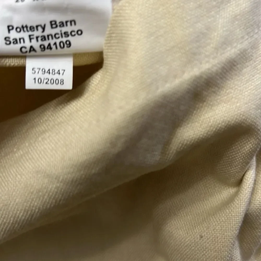 Pottery Barn Brown and Cream Pillow Cover 20
